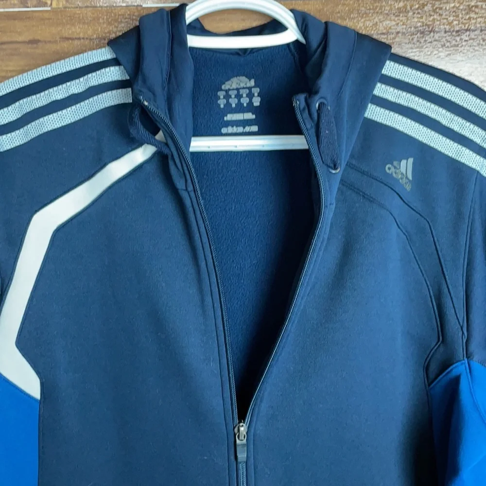Vintage Adidas 3-Stripes Men’s Full-Zip Track Jacket Medium